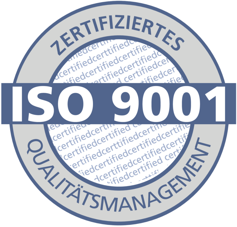Logo 9001 zertifiziertes Unternehmen